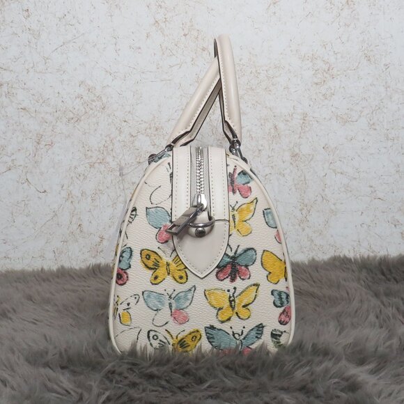 Coach Rowan Satchel with Butterfly Print (Chalk) - Picture 5 of 7